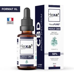 Oil cbd 50% broad spectrum, hexa
