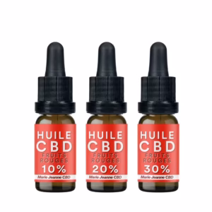 Oil cbd red fruits 10%, 20% or 30% marie jeanne